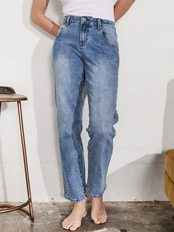ZOEKOOVI STRAIGHT LEG JEAN